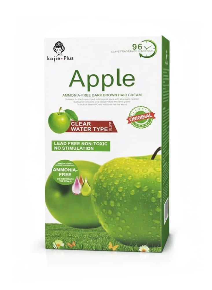 Koji Plus Apple Hair Cream Dark Brown Ammonia Free - 500 + 500 ml